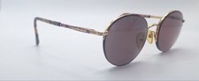Vintage Pink Gold Oval Half-Rim Sunglasses FRAMES ONLY Hong Kong