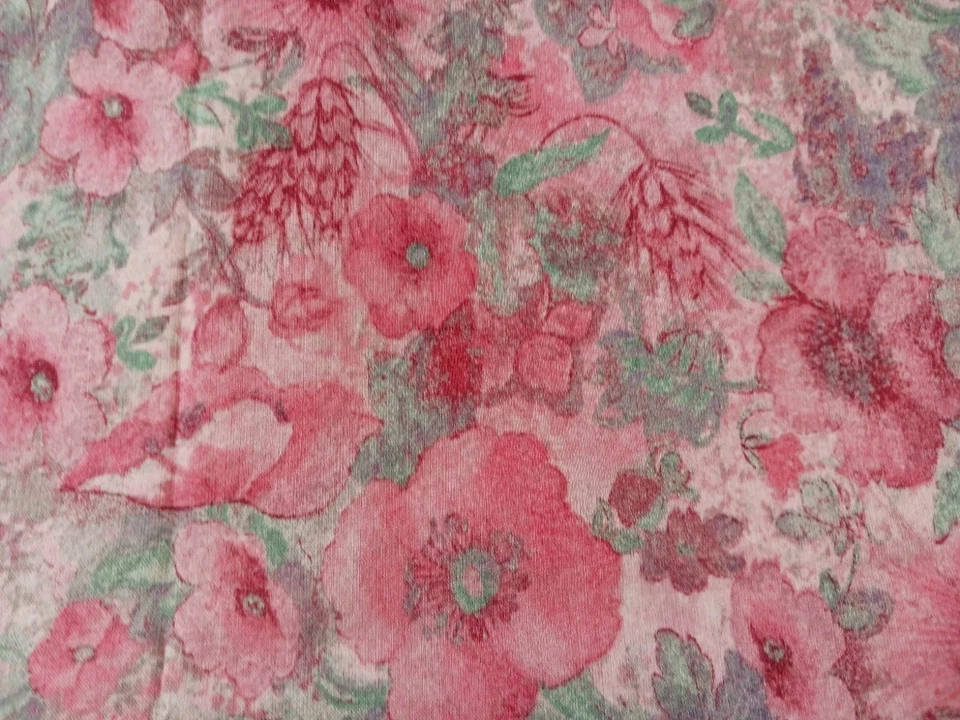 Devonshire Jinny Beyer for RJR Fabrics Cotton 2 Pcs Pink Floral & Blue Floral 42 - Image 3 of 4