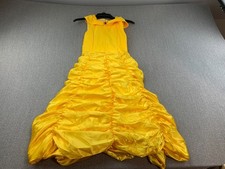 Princess Belle Beauty and Beast Costume Yellow Dress Girl 9/10 Accessories Cute
