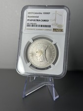 2019 Colombia 10000 Pesos Proof Coin NGC PF69 Ultra Cameo - Commemorative Coin
