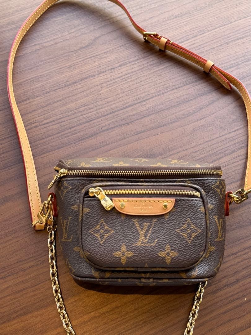 Louis Vuitton Monogram M82335 Mini Bumbag Shoulder Bag From Japan