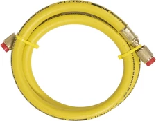 MH380004AAY - 3/8' Dia. Hose, 4-Foot, 1/4'FL to 1/4'FL, Yellow