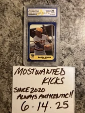 1986 Fleer Update Barry Bonds RC #U-14 Auto #’D 76/500 WCG 10 FREE SHIP