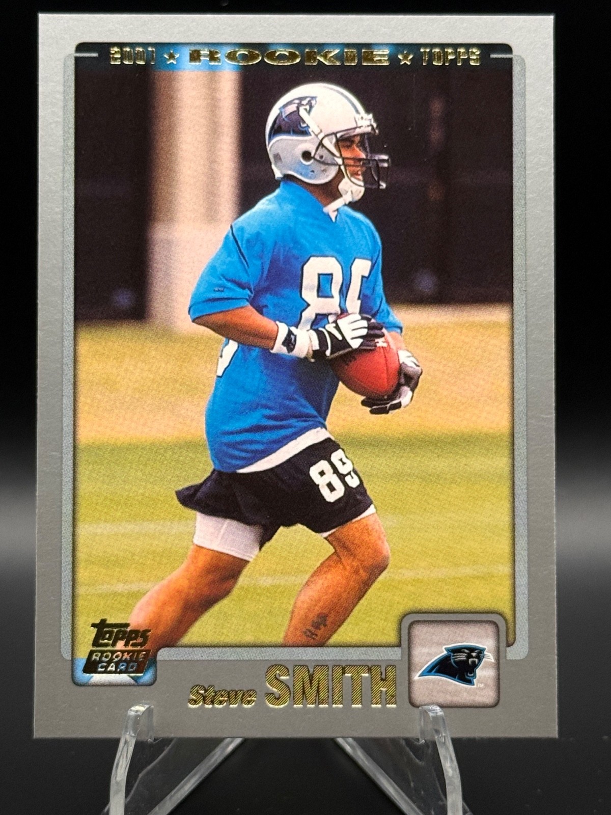 Steve Smith 2001 Topps #321 Rookie RC Carolina Panthers