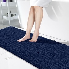 Yimobra Bathroom Runner Rug 70x24 Inch - Extra Long Non 70" X 24", Navy Blue