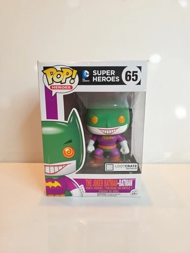 Funko Pop! DC Super Heroes The Joker Batman-Batman #65 Lootcrate Exclusive