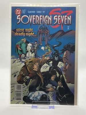 Sovereign Seven #9 1995 DC Comic Book Claremont Turner Ivy Silent Night Cover