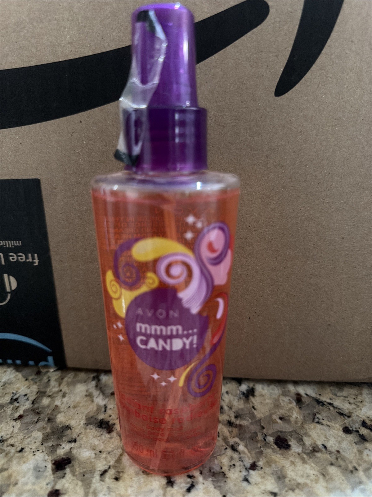 Avon mmm...Candy Body Mist Radiant Raspberry New Old Stock D