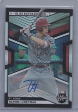 2023 Panini Elite Extra Edition #101 Travis Honeyman Signatures