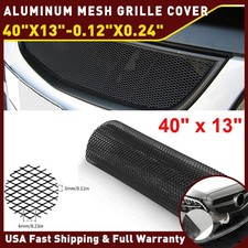 Aluminum Mesh Grill Cover Car Fender Bumper Hood Vent Grille Net Universal 4013 Aluminum Mesh Grill Cover Car Fender Bumper Hood Vent Grille Net Universal 4013