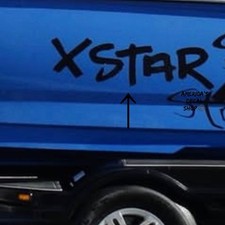 MasterCraft X Star Boat Yacht Decals 2PC Set Vinyl Air Brush Style New 40” OEM