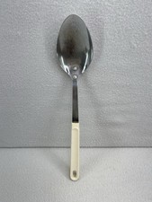 VTG Ecko USA Serving Spoon Stainless Steel Ivory Handle Kitchen Utensil