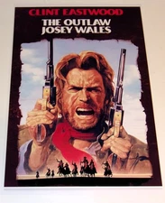 The Outlaw Josey Wales Clint Eastwood Classic 1976 Western Poster 19"x13"