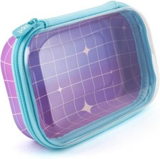 ZIPIT Clear Top Pencil Case for Girls, Durable Pencil Box for School, Large Capa