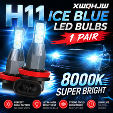 2x 8000k Ice Blue H8 H11 H9 70w Led Fog Light Headlight Bulbs For Chevy Gmc Ford