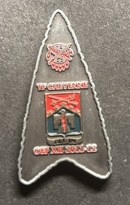 TF Cheyenne OEF XII 2011-12 45th BSTB Afghanistan Tour ''No Drama'' Coin