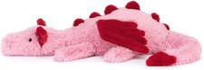 Jellycat Heart Dragon 50cm Large New w/ Tags Dust Bag Fast Ship