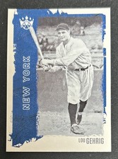 2021 Panini Diamond Kings Lou Gehrig Baseball Card #20 Yankees HOF 1B VG O/C