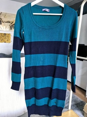 AJC Fashion Feinstrick Kleid Gr 34 XS /S Knielang Strickkleid Neu ungetragen