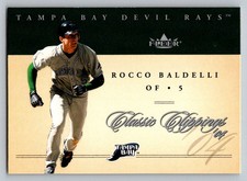 2004 Fleer Classic Clippings #19 Rocco Baldelli Tampa Bay Devil Rays