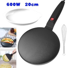 600W 220V Portable Non-Stick Pancake Crepe Maker Machine Baking Pan Electric