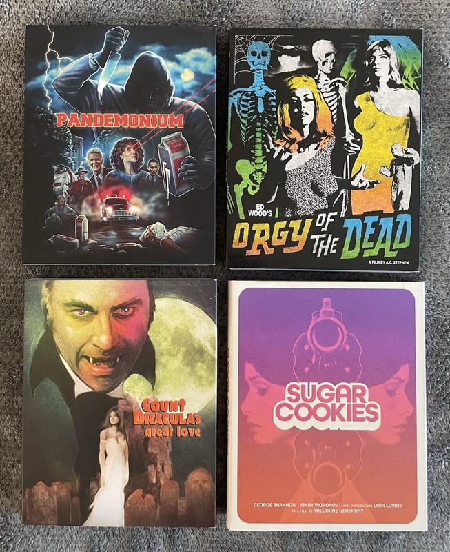 Vinegar Syndrome Blu-Ray Lot, OOP, LIMITED EDITION SLIPCOVERS, HORROR, RARE, HTF