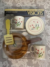 Chilton Make Believe Children  s Toy Corelle Dinnerware  Visions Cookware NEW