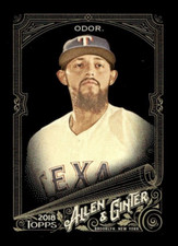 2018 TOPPS ALLEN GINTER X BASEBALL BASE CARD #171 Rougned Odor Rangers