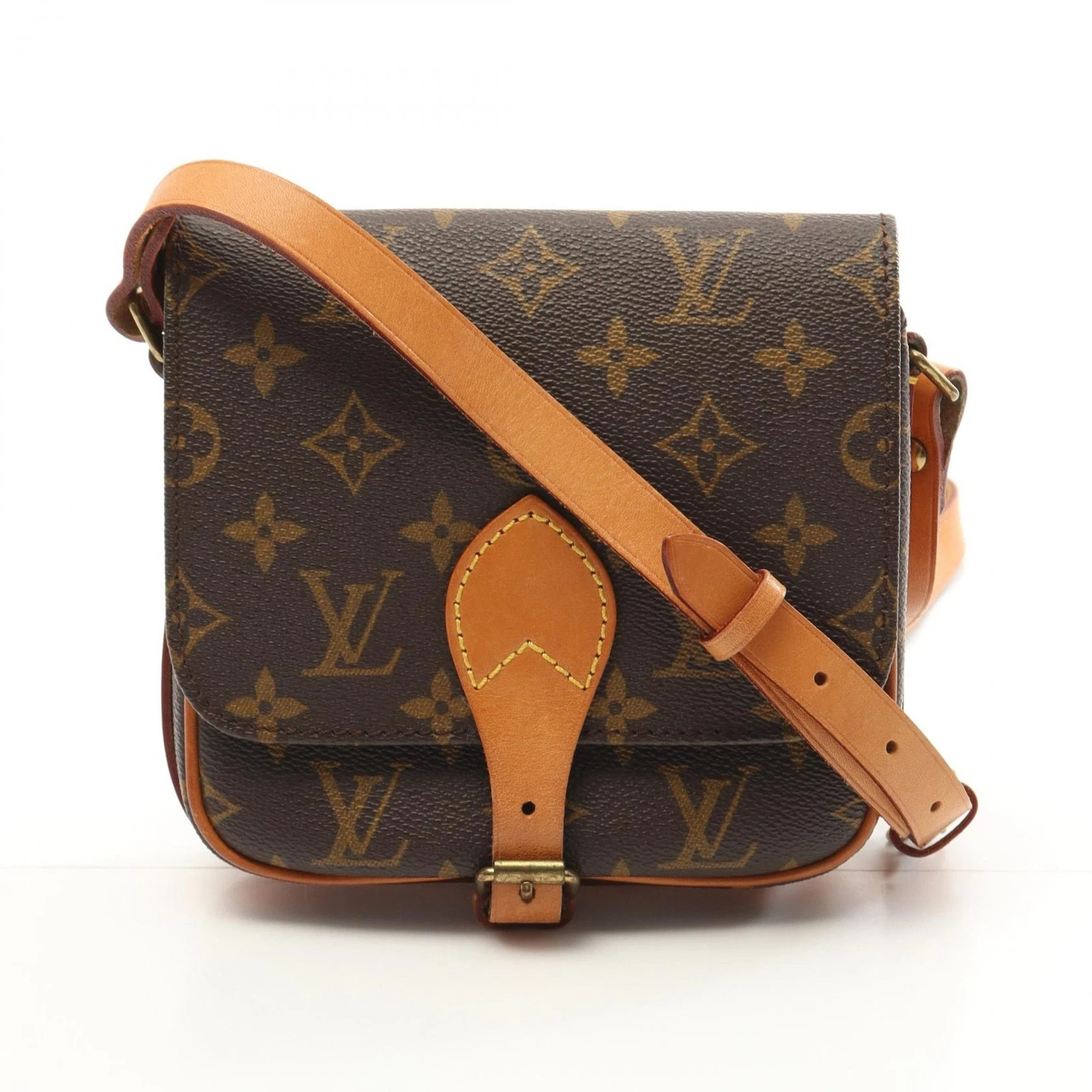LOUIS VUITTON（LV） Borsa a tracolla Louis Vuitton Cartesier PM M51254 tela monogramma usata LV