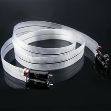 8N OCC Reines Kupfer mit Versilbert Flach RCA...