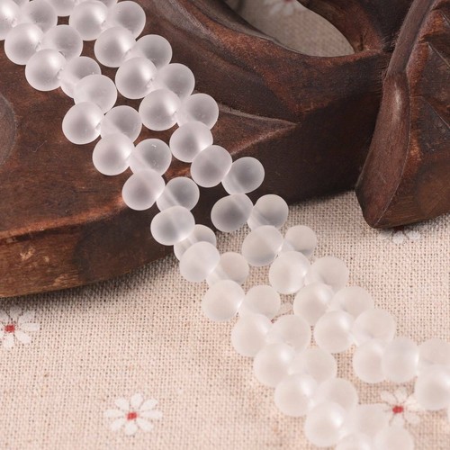 50pcs 8mm Side Hole Rondelle Crystal Glass Loose Spacer Crafts Beads DIY Jewelry - Picture 5 of 7
