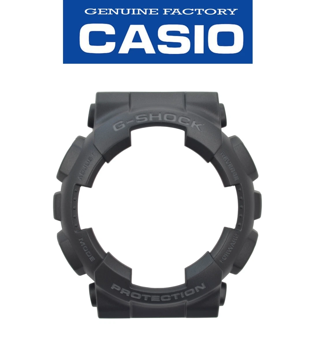 CASIO G SHOCK Watch Bezel Shell GA 100BY 1A GD 100 1B GD 100MS 1 Black Rubber