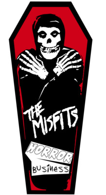 Misfits sticker coffin weatherproof bumper vinyl decal skate cell laptop