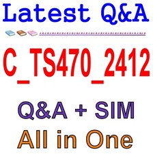 Best Exam Practice Material for C TS470 2412 Exam Q A