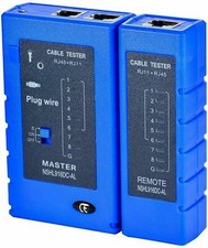 RJ45 Ethernet Cable Tester CAT5E CAT6 Internet LAN RJ11 Telephone Line Testing