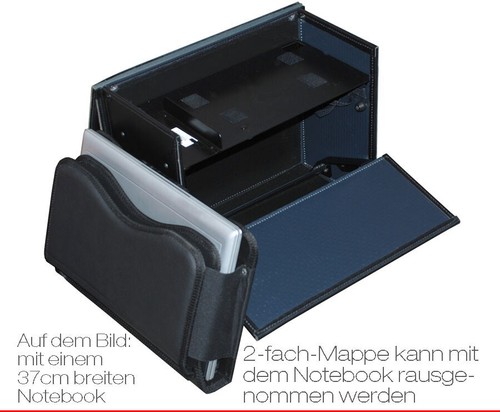 BÜRO UNTENWEGS PILOTENKOFFER FÜR NOTEBOOK +FÜR DRUCKER CANON PIXMA 80 90 IP100 - Picture 6 of 6