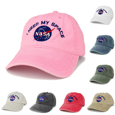 I NEED MY SPACE NASA Meat Ball Embroidered Cotton Cap - 8 Colors FREE SHIP