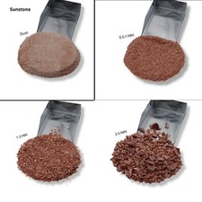 Crushed Golden Sunstone Coarse Inlay Woodworking Stone Healing Powder Inlay
