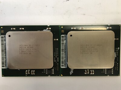MATCHED PAIR Intel Xeon E7-4850 10 Core 2GHz 24M Cache CPU LGA1567 SLC3V (M8/8)