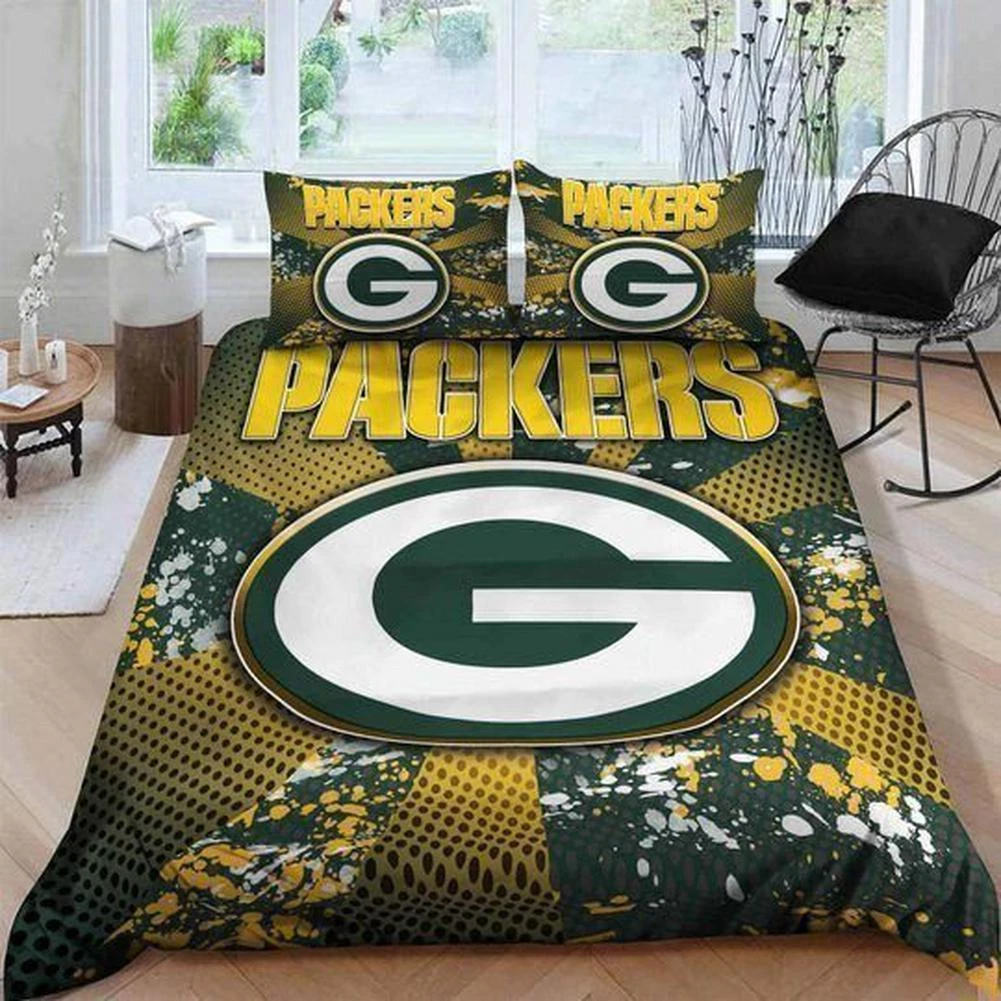 Green Bay Packers Bedding Set Kids Soft King Children Queen
