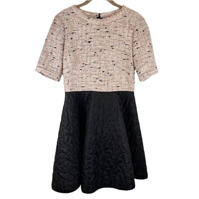 pinko tweed dress PINKO Dawson Abito Tweed Boucle Fringe Dress