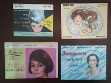 Vintage Hair Net Lot Lorraine, Jac-o-net, Venida Fashionette 1920s - 1960s