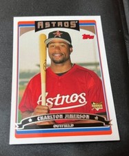 Charlton Jimerson Astros Outfielder Rookie Card Topps #301 Perfect Condition