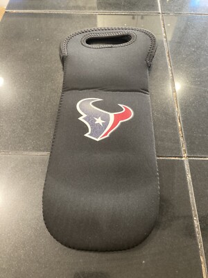 Picnic Time NFL HOUSTON TEXANS Samba Wine BOTTLE Carrier Tote NEW BLACK