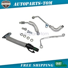 Turbo Oil Return Drain Oil Feed Pipe Kit 4pcs For Cruze Sonic Trax Encore 1.4l Turbo Oil Return Drain Oil Feed Pipe Kit 4pcs For Cruze Sonic Trax Encore 1.4l