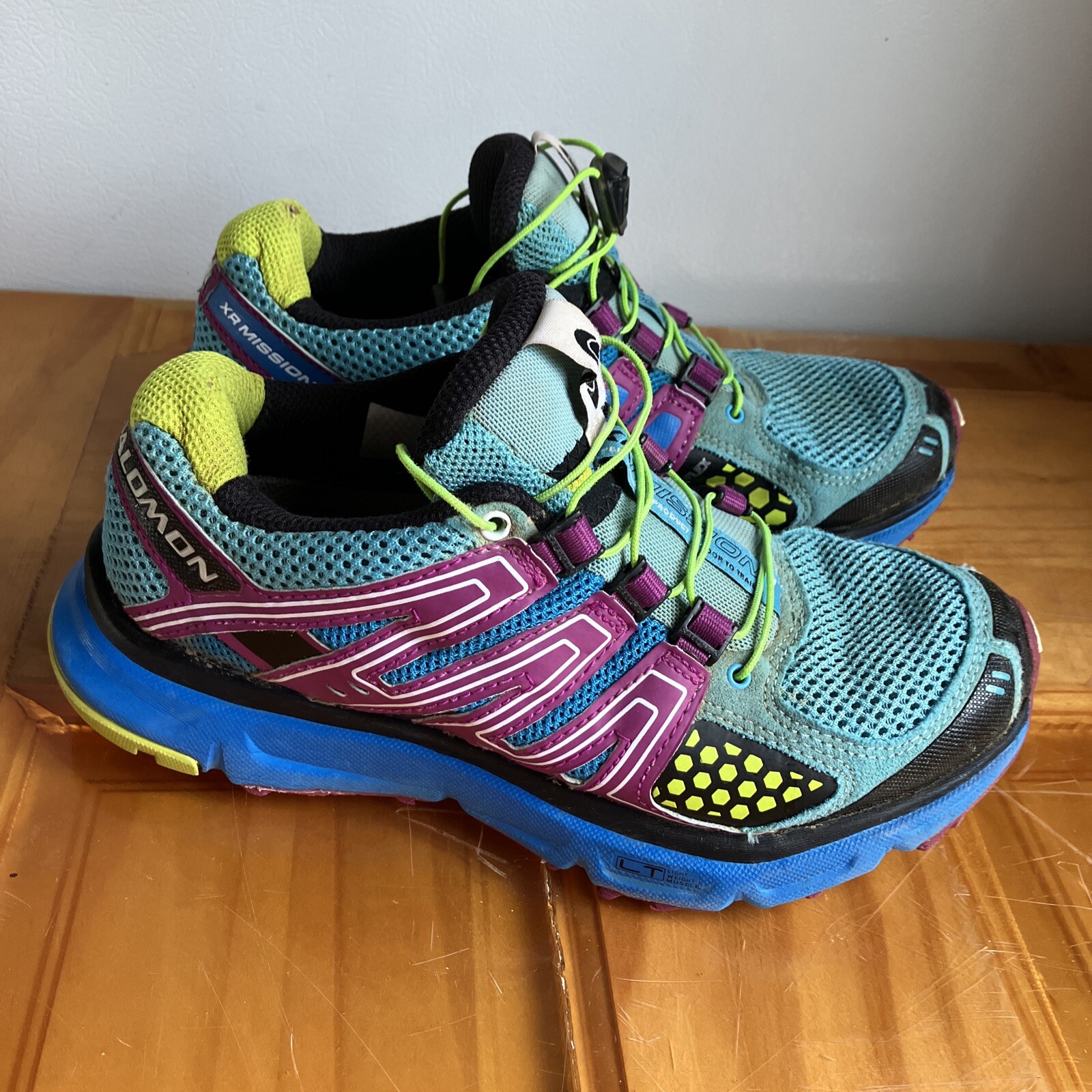 Scarpe da trail running Salomon XR Mission 1 donna sneakers blu viola taglia 5