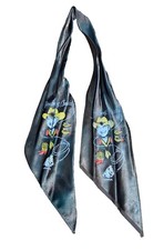 Vintage Glick 1950s Hopalong Cassidy Hoppy Green Tie Neckerchief Western Rare