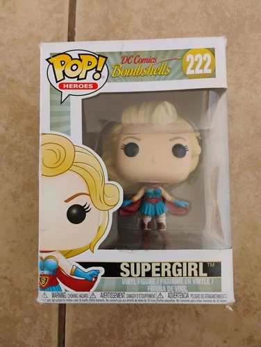 DC Comics Bombshells Supergirl Funko Pop! Heroes #222 Vinyl Figure Toy Vaulted