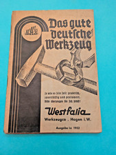 Westfalia umfangreicher Werkzeug Bildprospekt 1952, extrem rar!!!