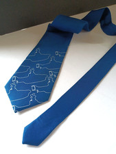 The Beatles Yellow Submarine Official Neck Tie Mens Blue Band Logo 58" Music